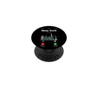 New York City is Calling Novelty Graphic Tees & Cool Designs PopSockets PopGrip Adhésif