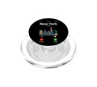 New York City is Calling Novelty Graphic Tees & Cool Designs PopSockets PopGrip pour MagSafe