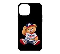 New York City Ours en Peluche Voyage Mignon Art Urbain Coque pour iPhone 12 Mini