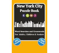 New York City Puzzle Book: Word Searches and Crosswords with Easy to Read Print about NYC Landmarks, Culture, Food, Neighborhoods and More | 6x9 ... for NYC Locals, Tourists and Puzzle Lovers