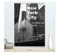 New York City Schwarz auf Weiß (hochwertiger Premium Wandkalender 2026 DIN A2 hoch), Kunstdruck in Hochglanz: New York City, die besten Schwarz Weiß Fotos