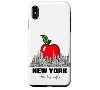 New York City Sketch Drawing Skyline Illustration Graphic Coque pour iPhone XS Max