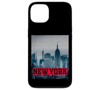 New York City Skyline T-Shirt, New York Illustration Graphic Coque pour iPhone 13