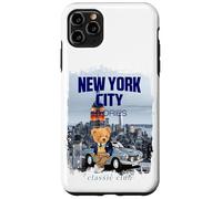 New York City Teddy Bear Stories Illustration Graphic Design Coque pour iPhone 11 Pro Max