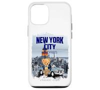 New York City Teddy Bear Stories Illustration Graphic Design Coque pour iPhone 12/12 Pro