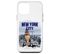 New York City Teddy Bear Stories Illustration Graphic Design Coque pour iPhone 12 Mini