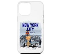 New York City Teddy Bear Stories Illustration Graphic Design Coque pour iPhone 12 Pro Max