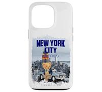 New York City Teddy Bear Stories Illustration Graphic Design Coque pour iPhone 13 Pro