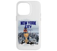 New York City Teddy Bear Stories Illustration Graphic Design Coque pour iPhone 14 Pro Max