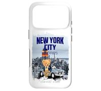 New York City Teddy Bear Stories Illustration Graphic Design Coque pour iPhone 17 Pro