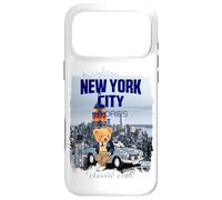 New York City Teddy Bear Stories Illustration Graphic Design Coque pour iPhone 17 Pro Max
