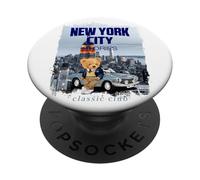 New York City Teddy Bear Stories Illustration Graphic Design PopSockets PopGrip Adhésif
