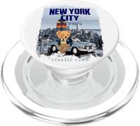 New York City Teddy Bear Stories Illustration Graphic Design PopSockets PopGrip pour MagSafe