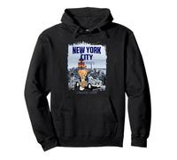 New York City Teddy Bear Stories Illustration Graphic Design Sweat à Capuche