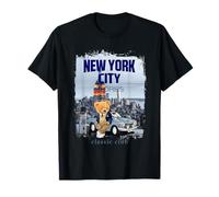 New York City Teddy Bear Stories Illustration Graphic Design T-Shirt