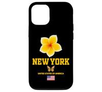 New York City Tropical Flower - Cute NYC Frangipani Flower Coque pour iPhone 12/12 Pro