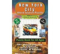 New York City word search puzzle: 50+ Puzzles featuring NYC landmarks neighborhoods and streets | A brain Boosting Journey through the heart of New York City