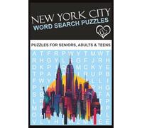 New York City Word Search Puzzle Book: Word Search with Easy to Read Print about New York City and More |6x9 inches, 110 pages|50+ Puzzles...Gift for Vacations, Holidays and Relaxation