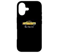 New York City Yellow Checker Taxi Cab 8 Bits Pixel Coque pour iPhone 17