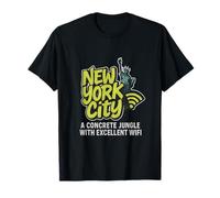New York Concrete Jungle Wifi Graffiti Pride T-Shirt
