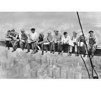 New York - Déjeuner sur un gratte-ciel - Poster - Taille 91,5x61 cm