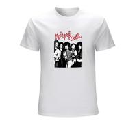 New York Dolls Punk Rock Unisex Cotton Tee Shirt Men's White T-Shirt L