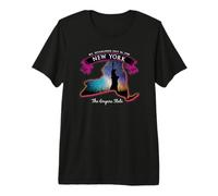 New York Empire State Statue de la Liberté Ciel étoilé T-Shirt Haut de Gamme