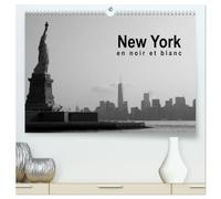 New York en noir et blanc (Calendrier mural haut de gamme 2027 DIN A2 vertical), CALVENDO calendrier mensuel: À la découverte de New York