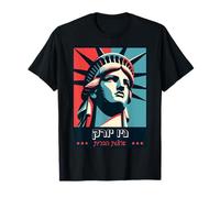 New York, États-Unis en hébreu Retro Statue de la Liberté T-Shirt