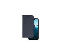 Coque et étui téléphone mobile Dbramante1928 New York - Etui à rabat pour téléphone portable - cuir durable pleine fleur grainé - bleu Pacifique - pour Apple iPhone 14 Plus