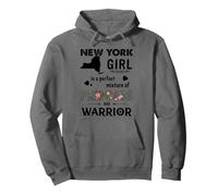 New York Girl est Un mélange Parfait de Princesse et de Guerrier Sweat à Capuche