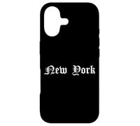 New York, Gothic Type Coque pour iPhone 17