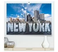 New York (hochwertiger Premium Wandkalender 2026 DIN A2 quer), Kunstdruck in Hochglanz: 12 hochauflösende New York-Fotografien von Olaf Bruhn.