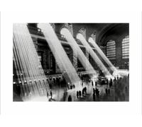New York Impression d'art - avec bord 80x60 cm Grand Central Station New York