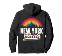 New York LGBT Lesbian Gay Bisexual Rainbow LGBTQ Pride Sweat à Capuche