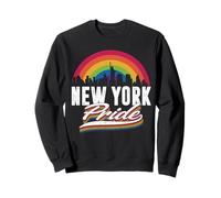 New York LGBT Lesbian Gay Bisexual Rainbow LGBTQ Pride Sweatshirt