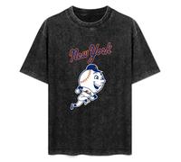 New York Mascot Unisex T-Shirt Black Mens Top Tee XXL