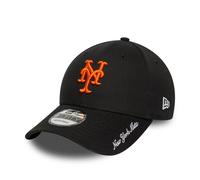 New York Mets Casquette ajustable 9FORTY noire avec inscription