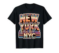 New York, New York, New York, Rétro, Vintage, Bronx, Brooklyn, Manhattan T-Shirt