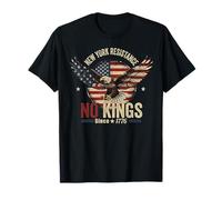 New York NY Resistance No Kings Since 1776 Patriotic Eagle T-Shirt