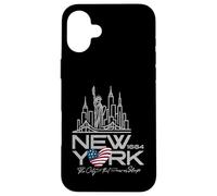 New York NYC Skyline 1664, la Ville Qui ne dort jamais Coque pour iPhone 16 Plus