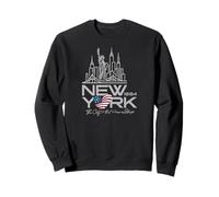 New York NYC Skyline 1664, la Ville Qui ne dort jamais Sweatshirt