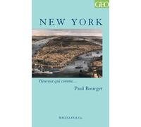 New York - Paul Bourget - Magellan Et Cie - broché - Roman