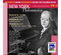 New York Philomusica Chamber Ensemble - The Complete Mozart Divertimentos Historic First Recorded Edition CD 1