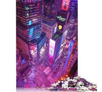 New York Poster, Picture, Metal Print, Paint by Faissal Thomas Puzzle 1000 Pièces Cadeau Unique Jeu Éducatif Challenge Toy À De Qualité Supérieure Peinture Art pour Adultes Enfants 1000pcs (75x50cm)