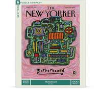 New York Puzzle Company - Carte mère New Yorker - Puzzle de 1000 pièces pour les soirées de jeu en famille par Roz Chast