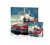 New York Puzzle Company - General Motors Catalina Cruise Mini - Puzzle de 100 pièces pour les soirées de jeux en famille
