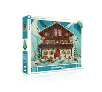 New York Puzzle Company - Janet Hill Mountain Moguls - Puzzle de 1000 pièces pour soirées de jeu en famille par Janet Hill