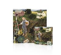 New York Puzzle Company - Loré Pemberton Market Gardner Mini - Puzzle de 100 pièces pour les soirées de jeux en famille par Loré Pemberton