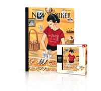 New York Puzzle Company - New Yorker Arthur Avenue Mini - Puzzle de 100 pièces pour adultes par Jenny Kroik